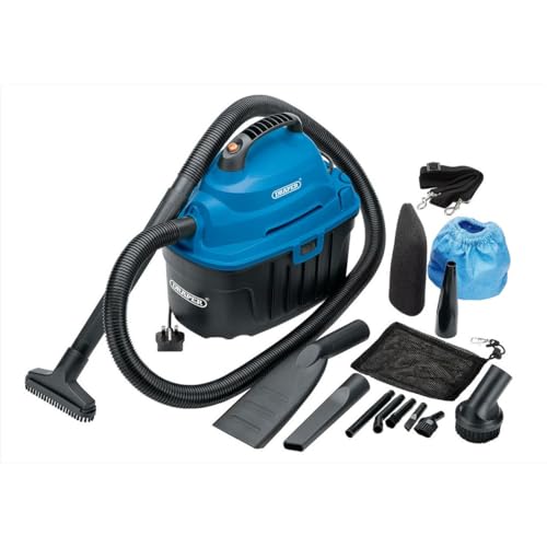 Draper 10L Wet and Dry Vacuum Cleaner | 1000W Floor Cleaner | 1.5M flexible hose | 12 Accessories | 06489 - Image 2