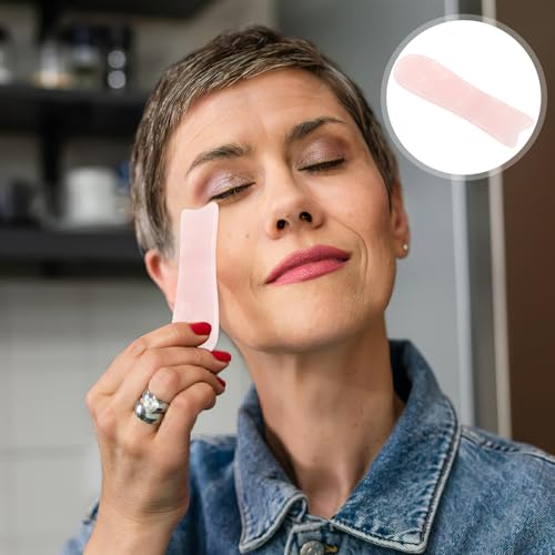 NOLITOY Tabla Gua Sha de Cuarzo Natural para Masaje Facial y Corporal Herramienta Ergonómica en Forma de Pez Piedra Gua Sha para Mejorar Absorción de Cremas y Relajación Cutánea - imagen 8