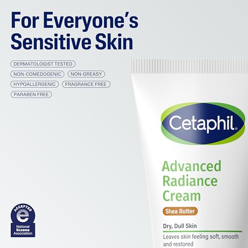 Cetaphil Advanced Radiance Cream with Shea Butter, 6 oz, 48 Hour Hydration - image 6