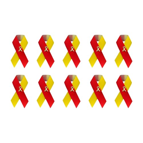 Image of 1 /2 /5 /10 /25 /50 /100pcs Satin Awareness Ribbon Pins (Pick your color), for Cancer & Disease Awareness, Bulk Quantities for Fundraising, Events, Gift Giving