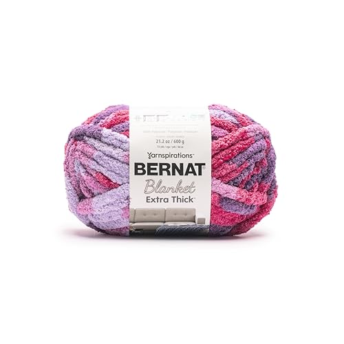 Image of Bernat Blanket Extra Thick Grapevine Yarn - 1 Pack of 600g /21oz - 100% Polyester - #7 Jumbo - 72 Yards - Knitting /Crochet