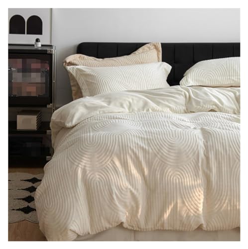 Ensemble de couette d'hiver tfbhl en velours pour stopper le froid au lit