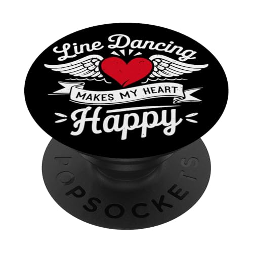Baile Country Frase Divertida Mujer PopSockets PopGrip Adhesivo