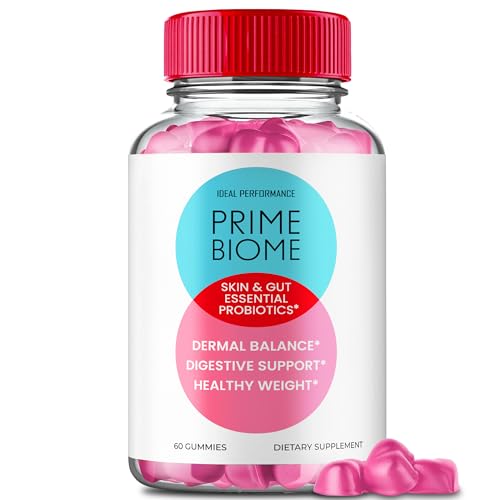 Prime Biome Gummies, Prime Biome For Skin, PrimeBiome Gummies for Gut and Skin, Prime Biome Probiotic Gummies, Prime Biome Reviews, Prime Biome Gummies Reviews, Prime Biome Skin and Gut (60 Gummies)