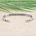 Joycuff Inspirational Bracelets for Women Personalized Gift for Her Engraved Mantra Cuff Bangle Crown Birthday Jewelry (Beautiful girl you can do amazing things)