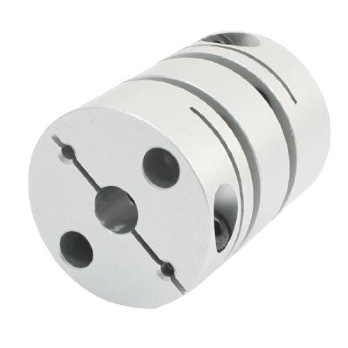 Aexit 8mmx8mm Shaft Electrical equipment 2 Diaphragm Encode Motor Wheel Flexible Coupling Joint