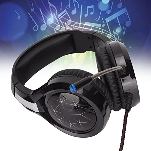 Gaming-hoofdtelefoon, valbestendige zachte oorbeschermers Ruisonderdrukkende USB-headset met microfoon voor pc voor laptop - Afbeelding 6