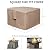 [2026 Upgraded]SheeChung Fire Pit Cover Square 36"L x 36"W x 24"H,Heavy Duty 600D Waterproof Outdoor Firepit Cover,Fit for 32/34/36 Inch Propane Firepit Table,Gas Fire Pit Table Covers with Drawstring