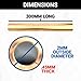 K&S Precision Metals Round Brass Tube 9820 – 2mm OD 0.45mm Wall x 300mm Long – DIY Crafts, Plumbing, HVAC, Modeling, Made in USA, 4 Tubes