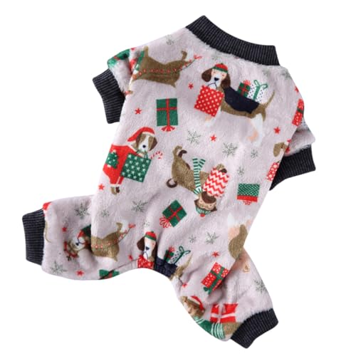HEMOTON 1 Pieza Ropa de Perro Mascota Navidad Ropa de Invierno de Perro Atuendo Perros Trajes Abrigo mi Disfraz de Perro caniche Disfraz para Mascota Traje de Perro Mascota vellón de Coral
