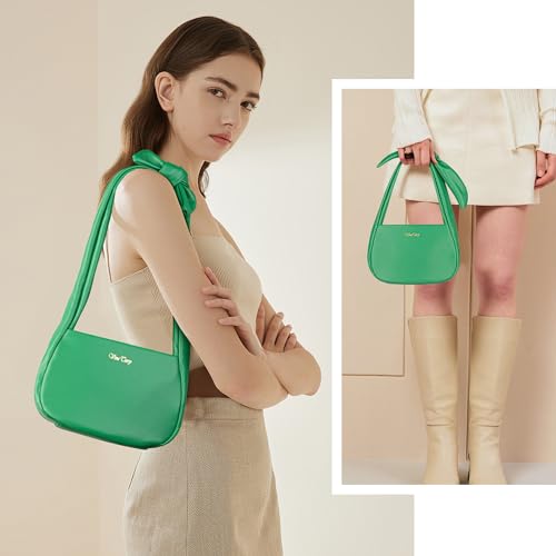 Image of Viva Terry Hobo Hand Bag for Womens, Small Vegan Leather Hobe Handbag Shoulder Purses for Women with Zipper