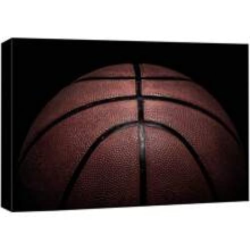 Toile basket-ball pour chambre de garçon déco murale de sport 70x90cm