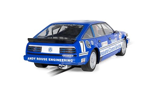 Scalextric C4634 Rover SD1 - BTCC 1984 - Andy Rouse Cars - Touring Cars Slot Car Racing, Blue, 1870 cubic centimeters - Image 4