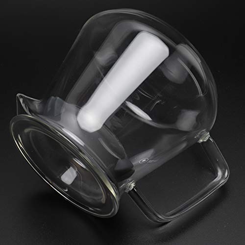 Cafetera de Vidrio Resistente Al Calor de 300ml/500ml, Tetera Transparente con Asa para el Hogar, Oficina, Cafetería… - Imagen 8