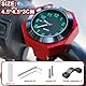 Shengruili Motorrad Fahrrad Uhr,Motorrad Lenkeruhr,Motorrad Uhr Lenker,Fahrraduhr für Lenker,Lenkeruhr Motorrad Nachtleuchtende Motorrad Lenkeruhr.
