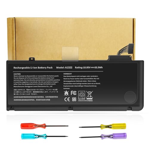 Futurebatt A1322 A1278 Laptop Battery for MacBook Pro 13' Mid 2012 2010 Late 2011 Early 2011 661-5229 661-5557 020-6547-A 020-6765-A