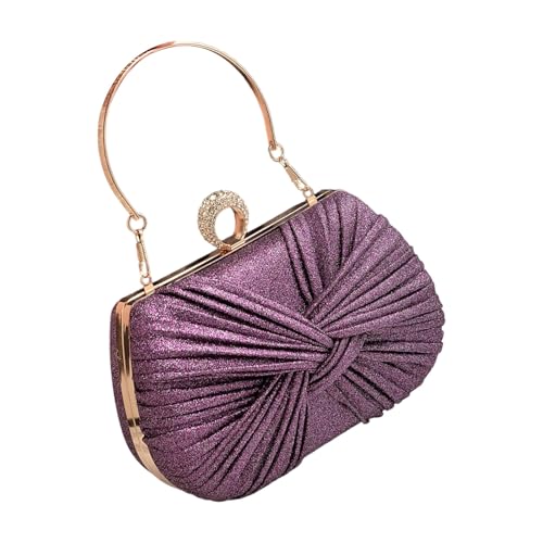 Sac à main scintillant doté d'une bandoulière amovible pour fête