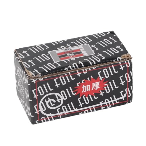 TOPINCN Outil de Coiffure en Feuille D'aluminium pour la Teinture des Cheveux 30 M pour Salon de Coiffure Salon de Manucure Cuisine