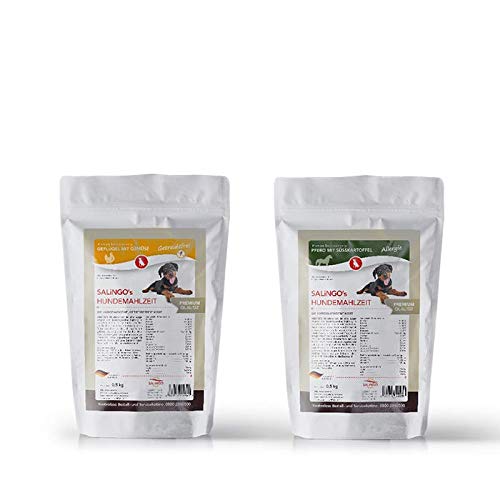 SALiNGO Hundefutter Probierpaket: Trockenfutter