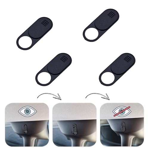 NAAA Cover per fotocamera Tesla Model 3/Y/S/X & Laptop | cursore per fotocamera interna e webcam | Protezione privacy per cellulare e notebook
