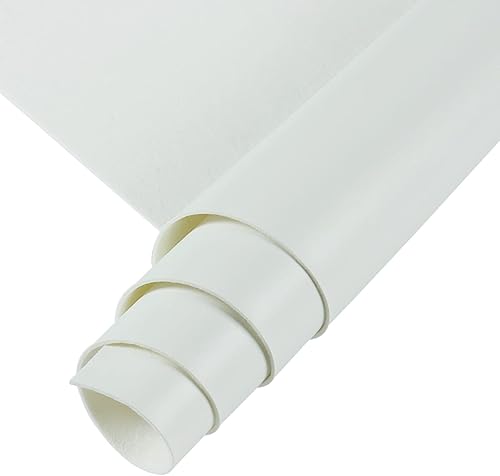 Vista 11 de Ramya Rollo de hoja de piel sintética color rojo claro liso de 12 x 53 pulgadas, tela de piel sintética muy adecuada para hacer, aretes de cuero