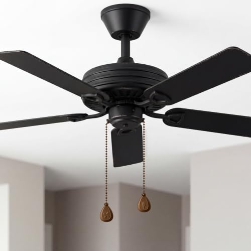 Image of Patelai 4 Pieces Ceiling Fan Pull Chain Extender Ornament 12 Inch Ceiling Pull Chain Extension Classic Drop Shaped Pendant Beaded Ball Cord for Fan Light lamp Decorative with Connector (Brown Bronze)
