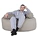 Produktbild Lounge Pug®, 'Mammoth' Sofa Sitzsack XXL, Riesen Sessle, Stonewashed-Stoff Pewter