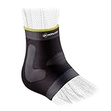 DonJoy Performance Deluxe Knit Ankle Compression Sleeve with J Buttress and Closed Heel for Mild Sprains, Strains, Inflammation, Swelling, Tendonitis, Arthritis - Medium