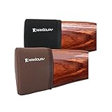 KAKICLAY 2 PC Slip-on Recoil Pad for Shotgun,Shotgun Buttstock Pad with Elastic Gel Filled, Anti Slip Recoil Reducing Pad, Fit for Most Models,Black and Brown
