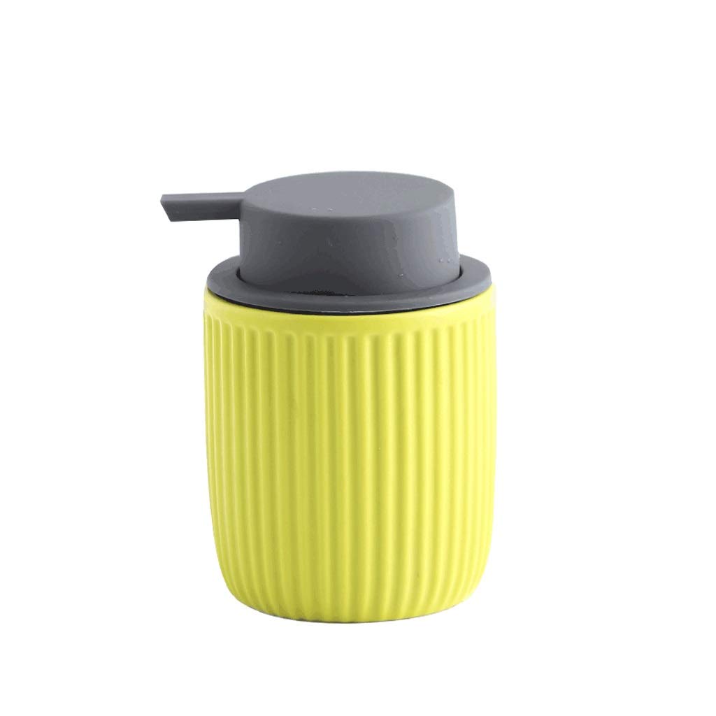 Butelki z pompką do wielokrotnego napełniania Ceramiczny dozownik do mydła, pompka do mydła w płynie Pompa prysznicowa do Home Office Hotel Counter-11.3OZ/6Colors Dozowniki mydła