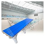 Badehaus - Umkleidebank Sitzbank für kleine Umkleidekabinen, Fitnessstudio/ Badehaus/ Schwimmbad/ öffentliche Umkleidekabinen Kleider- und Schuhwechselhocker, ABS-Kunststoff-Lamellen Ruhebänke(Dark Bl