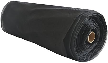Agfabric Standard Insect Screen & Garden Netting Against Bugs, Birds & Squirrels - 5'x100' of Mesh Netting, Black