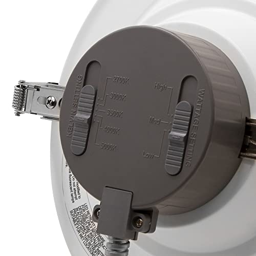 Maxxima 10 In. Recessed Commercial Led Downlight, Selectable Color Temperature/Wattage, Up To 3000 Lumens, Ul Listed, 0-10V Dimmable #TOP7
