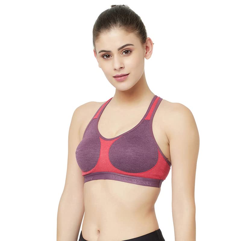 Image of Groversons Paris Beauty Women's Non-Padded Non-Wired Racer Back Sports Bra (BR172)