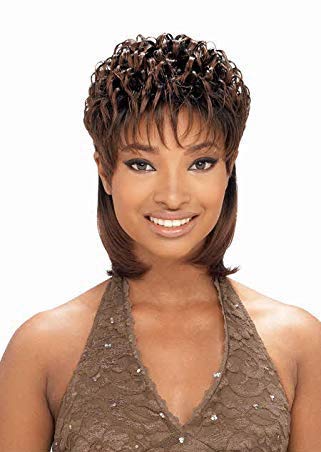 Ama (Sp1B/30) - Vanessa Short Front Medium Length Straight Back Wig #TOP16