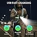 USRASTIE Led Reflective Running Vest Light, Running Vest for Men/Women Runner, Cycling, Walking, Reflective Running Gear with Front Light (Green)