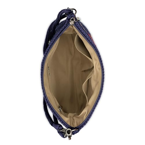 Image of The Sak Lumi Convertible Crossbody Purse - Women's Handbag for Everyday & Travel, 3-in-1 Small Crossbody in Crochet & Leather