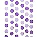 Purple Lavender Paper Garland Circle Dots Party Garland Streamer Backdrop Hanging Decorations, 2.5