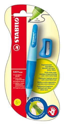 STABILO EASYergo 3.15mm Mechanical Pencil Right Handed - Light Blue/Dark Blue