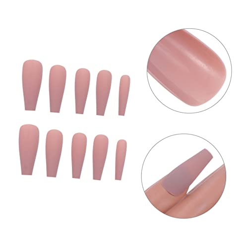 FOMIYES 100 Peças De Armadura De Caixão Para Meninas Unhas Postiças Unhas Postiças Para Meninas Pren