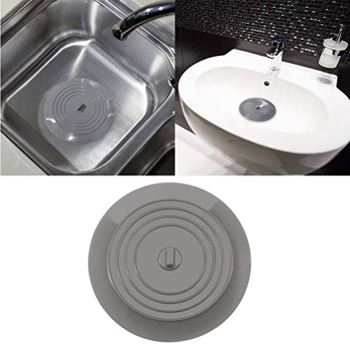 Plugue de silicone para banheira Hemoton, plugue de drenagem de silicone para banheira, tampas de ra