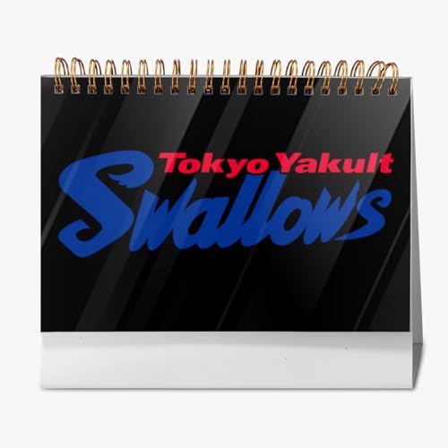2026年 卓上カレンダー 東京ヤクルトスワローズ 野球応援 デスクトップ カレンダー 小型 月間 書き込み 計画整理用 おしゃれ 記念品 プレゼント 2025年9月?2026年12月