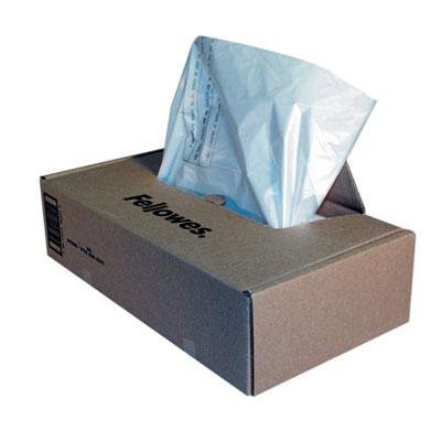 Fellowes Shredder Waste Bags 143 Litre Clear (Pack of 50) 3605801