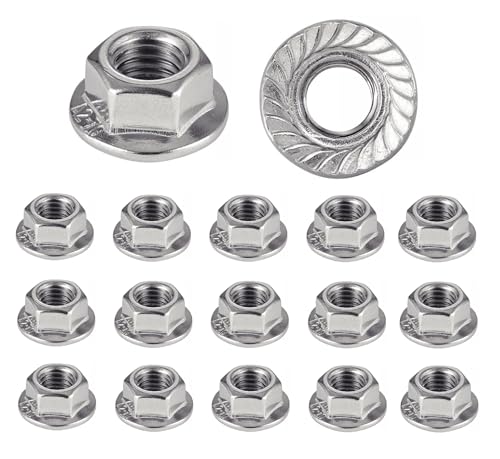 ProRaje M12 Edelstahl Flanschmutter 2 Stück
