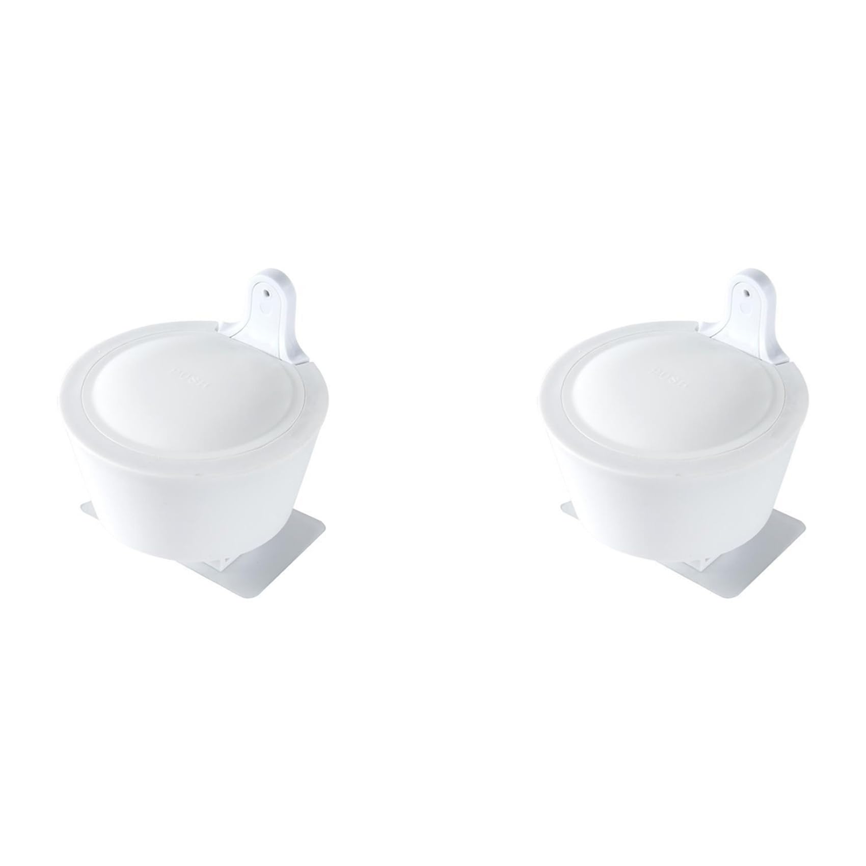 Hndhbfgrt 2X Wall Detergent Dispenser Touchless Soap Dispenser Refillable Manual Liquid Container NoDrill Pump Dispenser
