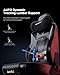 AutoFull M6 Gaming Chair, Ergonomic Office Chair with Ventilated Heating, AUTO Dynamic Tracking Lumbar Support, 6D Adjustable Armrests and Footrest (Black)