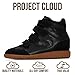 Project Cloud Wedge Sneakers for Women – Memory Foam Insole Womens Sneakers – Lightweight & Hi Top Womens Shoes – Stylish Spring Shoes for Women 2026 (Marant,BLK,5.5)