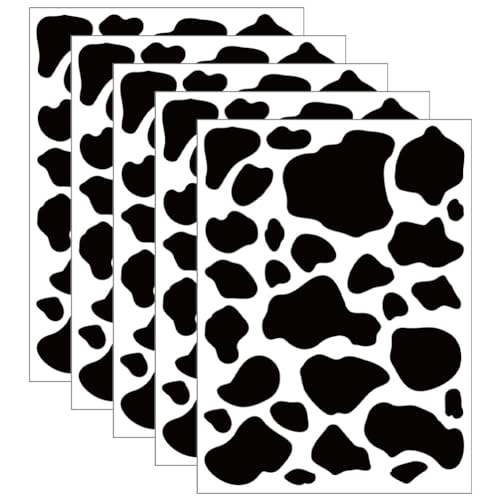 Sticker mural imprimé vache deco facile sans colle