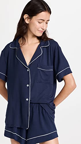 Image of Eberjey Gisele Rib Relaxed Short PJ Set