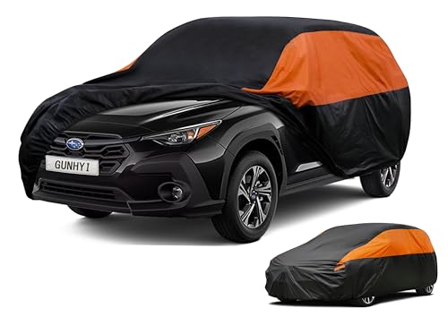 Image of GUNHYI Subaru Car Cover Custom Fit Subaru Crosstrek Waterproof All Weather for Automobiles, Lightweight Full Exterior Cover Outdoor Sun UV Rain Dust Snow Wind Protection.